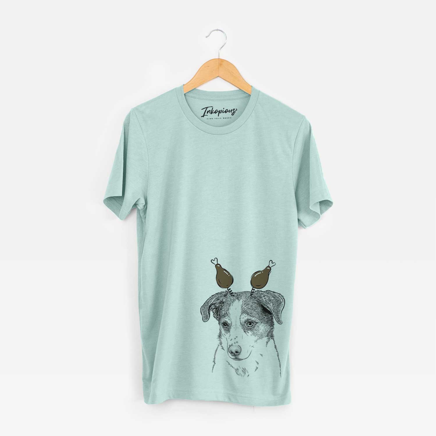 Thanksgiving Coco the Beagle Mix - Unisex Crewneck