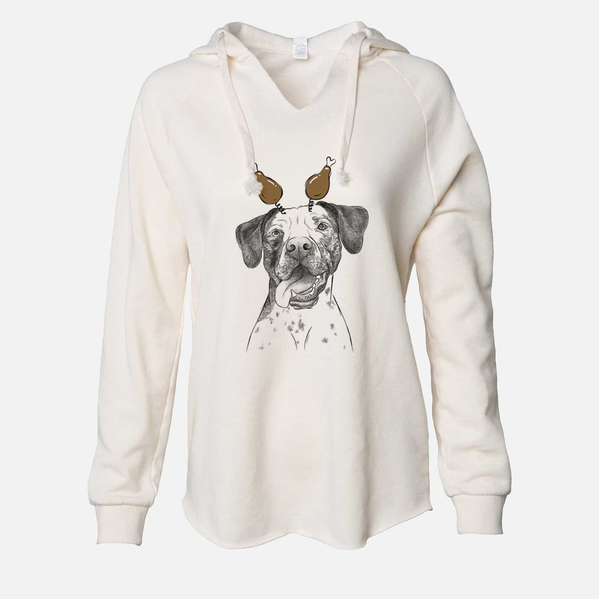 Thanksgiving Cola the Catahoula - Cali Wave Hooded Sweatshirt