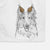 Conrad the Rough Collie Decorative Hand Towel