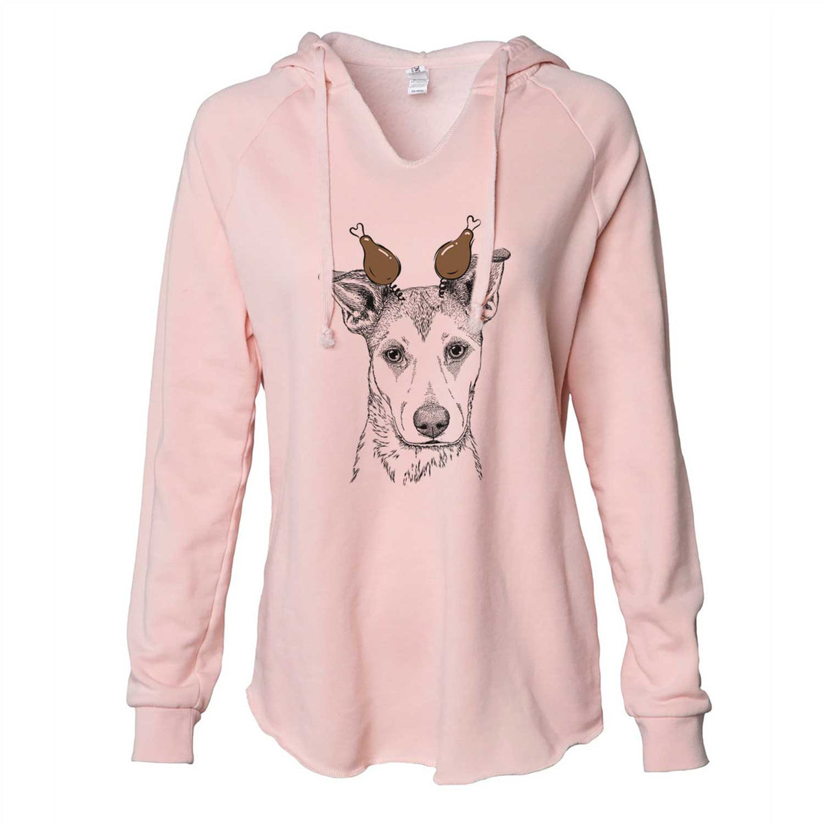 Thanksgiving Coral the Mixed Breed - Cali Wave Hooded Sweatshirt