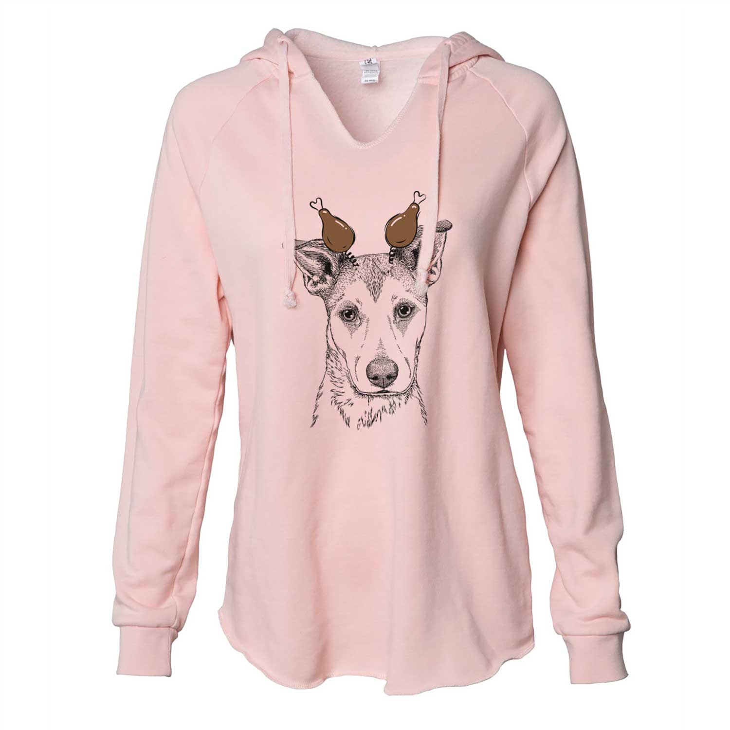 Thanksgiving Coral the Mixed Breed - Cali Wave Hooded Sweatshirt