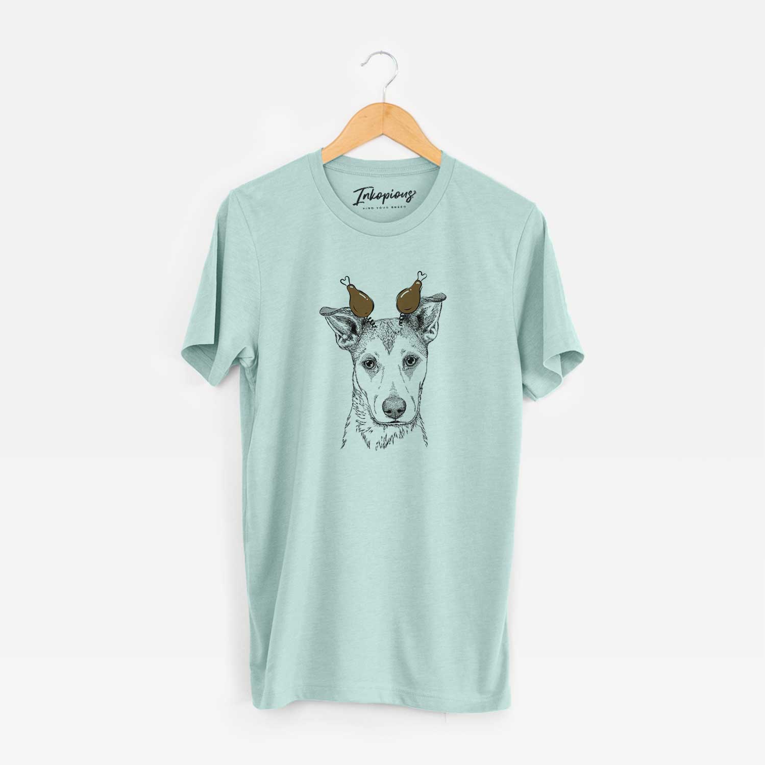 Thanksgiving Coral the Mixed Breed - Unisex Crewneck