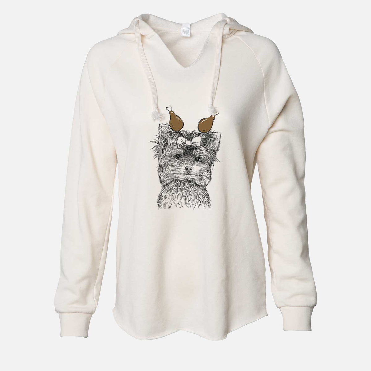 Thanksgiving Cricket the Biewer Terrier - Cali Wave Hooded Sweatshirt