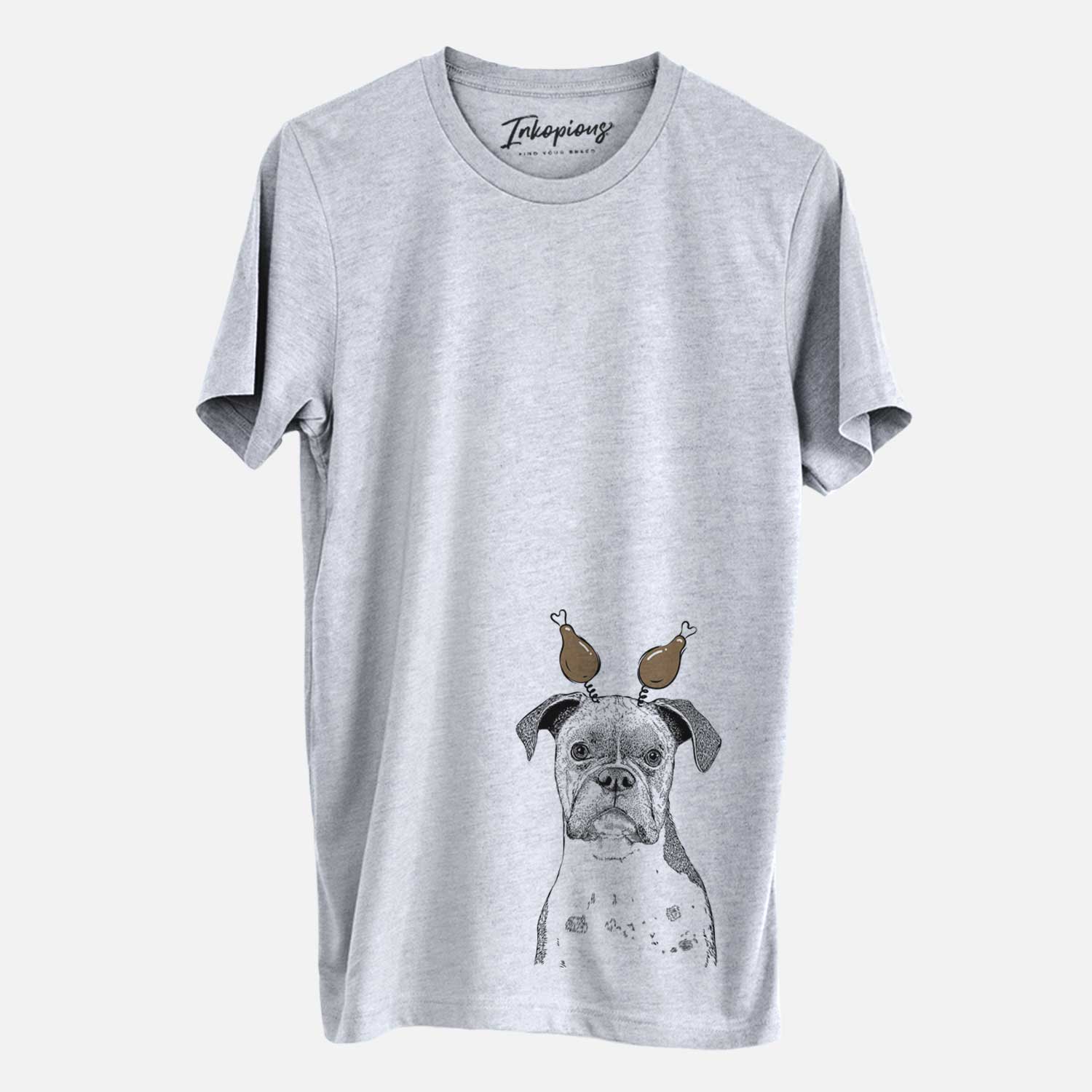 Thanksgiving Daisy the Boxer - Unisex Crewneck