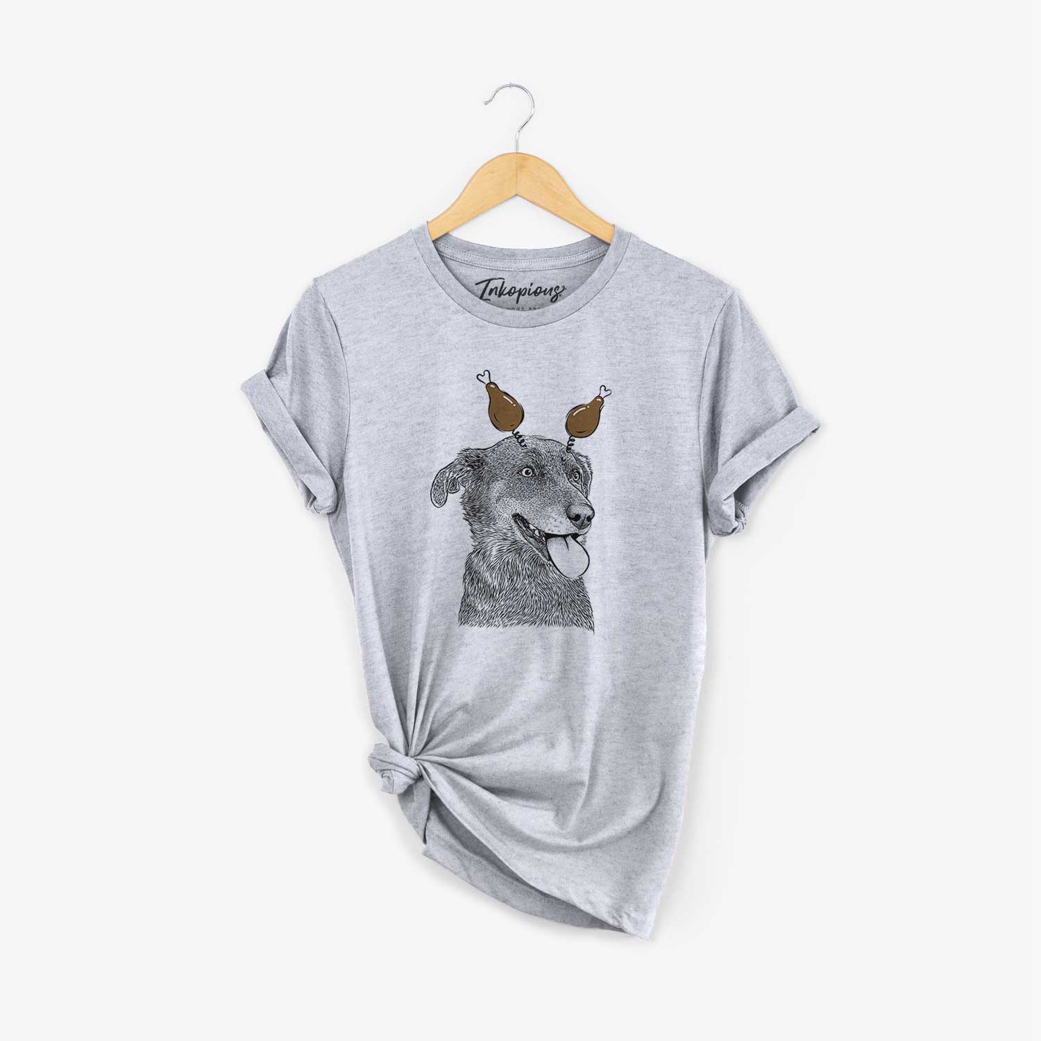 Thanksgiving Daisy the Australian Shepherd Mix - Unisex Crewneck