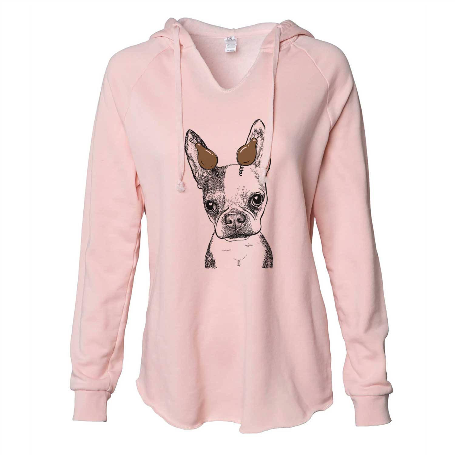 Thanksgiving Daisy the Boston Terrier - Cali Wave Hooded Sweatshirt