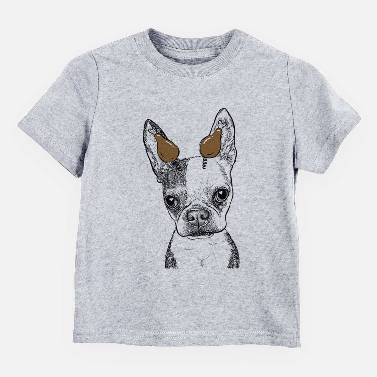 Thanksgiving Daisy the Boston Terrier - Kids/Youth/Toddler Shirt