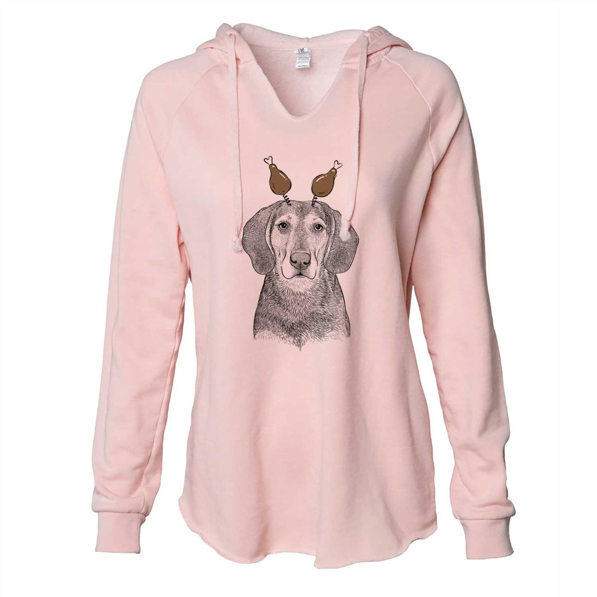 Thanksgiving Daisy the Hound Mix - Cali Wave Hooded Sweatshirt