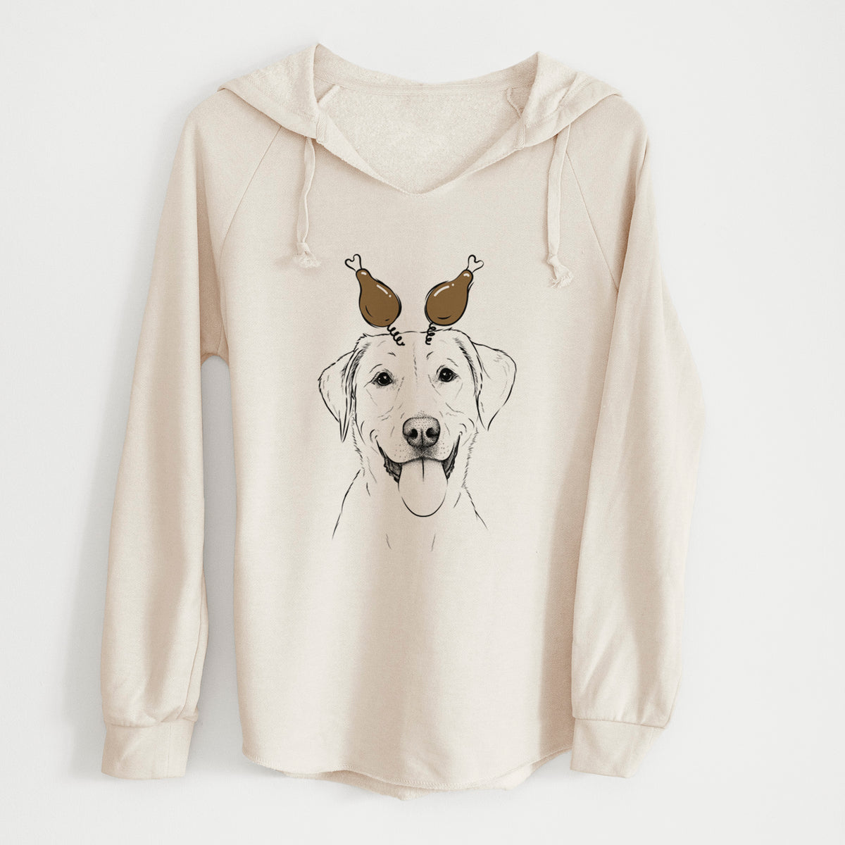 Thanksgiving Daisy the Labrador Retriever - Cali Wave Hooded Sweatshirt