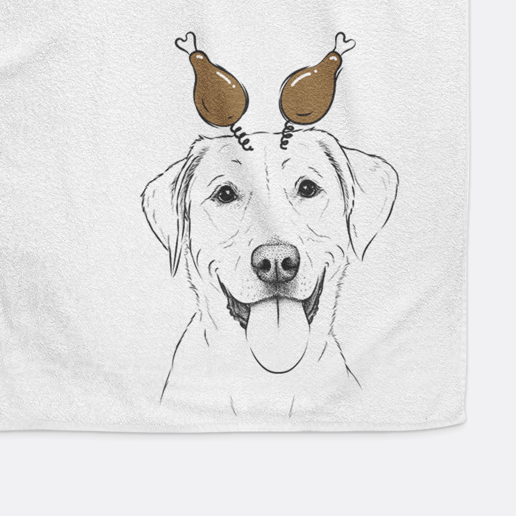 Daisy the Labrador Retriever Decorative Hand Towel