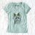 Thanksgiving Dakota the Yorkshire Terrier - Women's V-neck Shirt