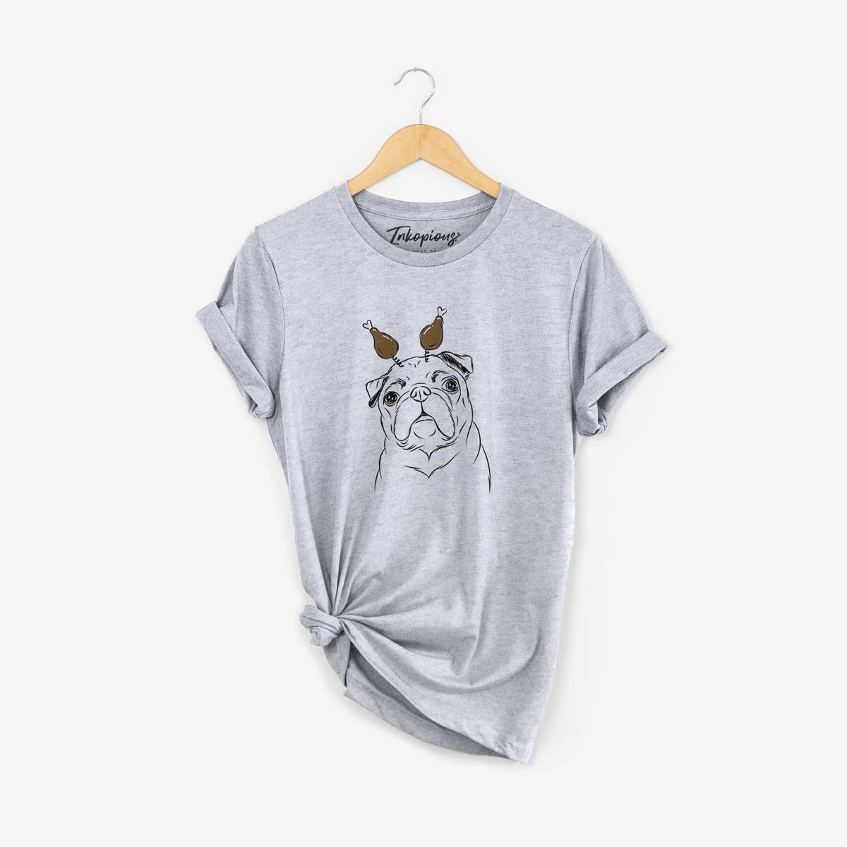 Thanksgiving Darling Chloe the Pug - Unisex Crewneck