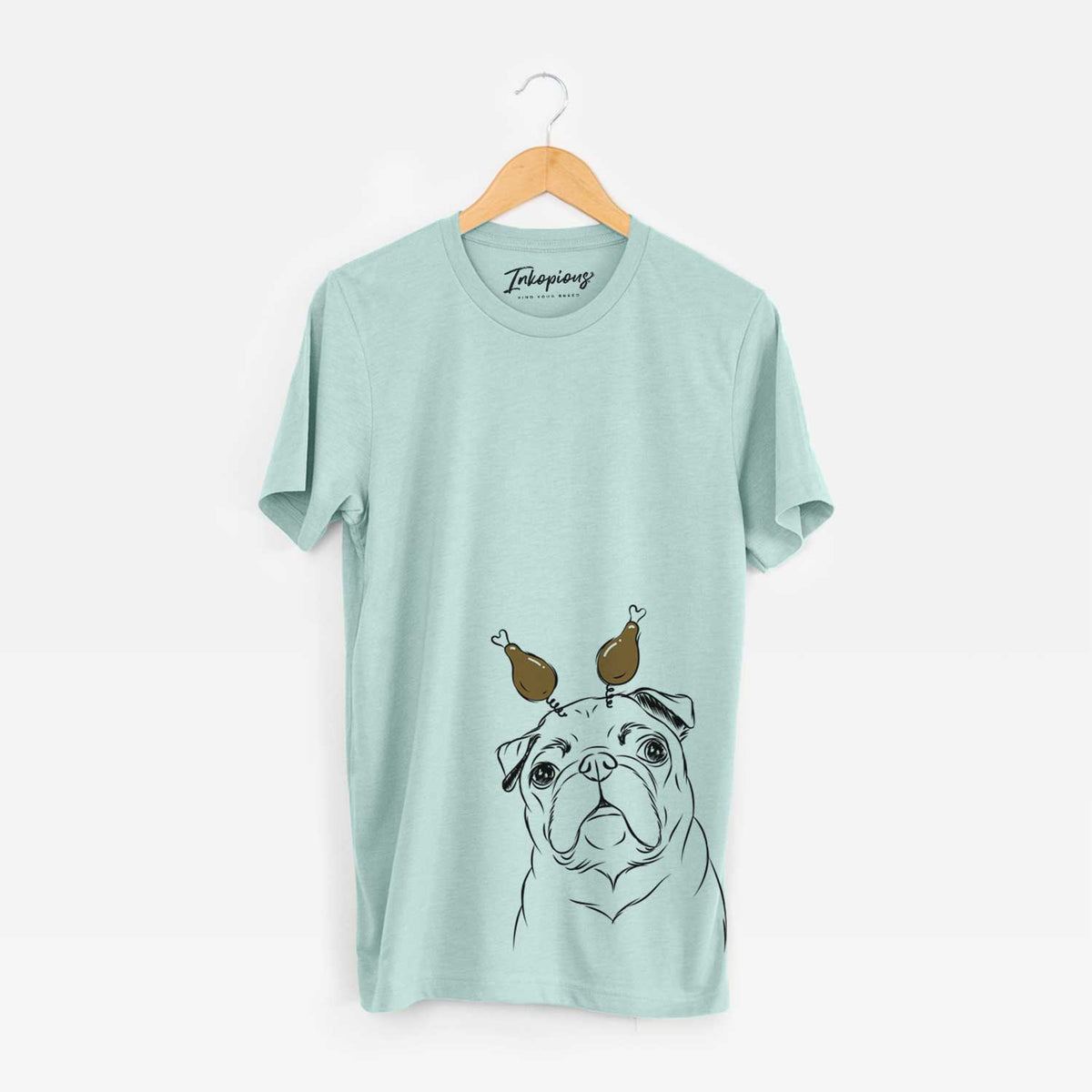 Thanksgiving Darling Chloe the Pug - Unisex Crewneck