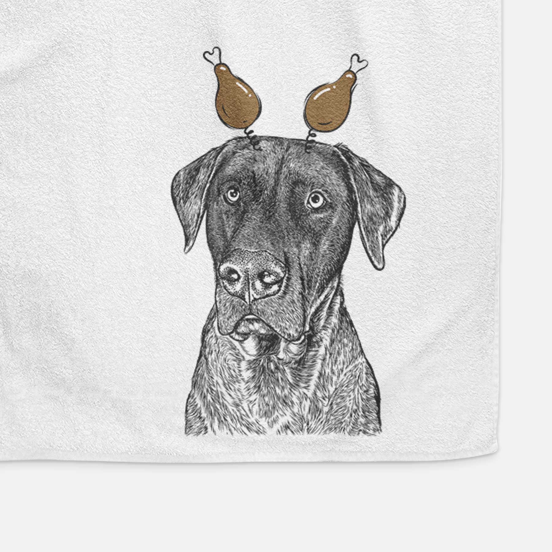 David the Boxador Decorative Hand Towel