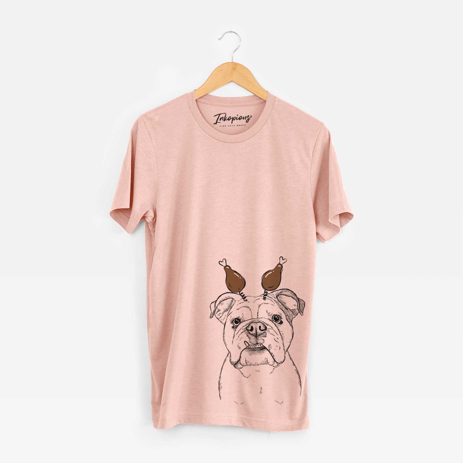 Thanksgiving Dazy the English Bulldog - Unisex Crewneck
