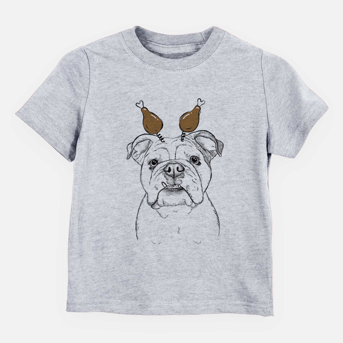 Thanksgiving Dazy the English Bulldog - Kids/Youth/Toddler Shirt