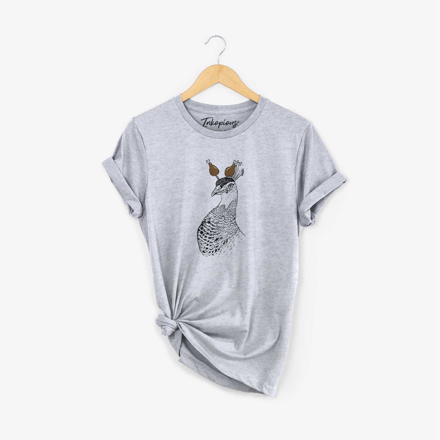 Thanksgiving Dee the Peahen - Unisex Crewneck
