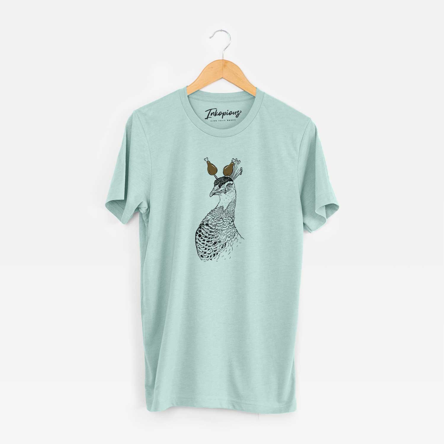 Thanksgiving Dee the Peahen - Unisex Crewneck