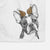 Dee Dee the Boston Terrier Decorative Hand Towel