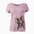 Thanksgiving Dee Dee the Boston Terrier - Women's V-neck Shirt