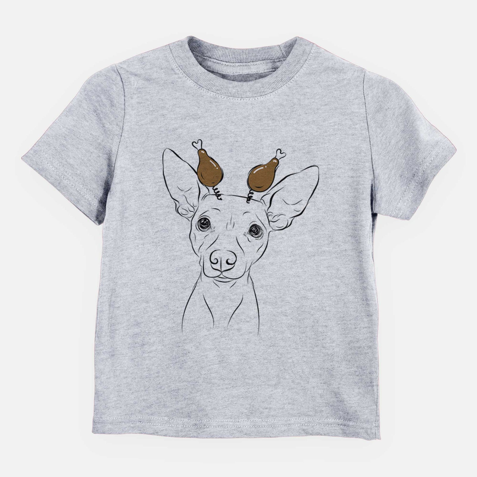 Thanksgiving Desi the American Hairless Terrier - Kids/Youth/Toddler Shirt