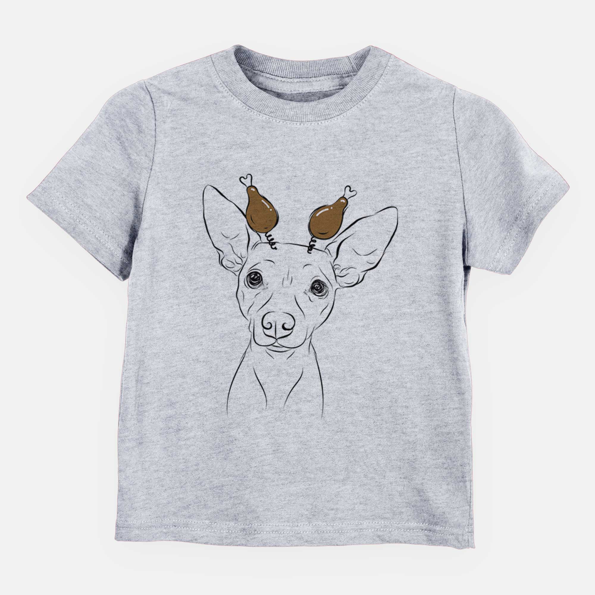 Thanksgiving Desi the American Hairless Terrier - Kids/Youth/Toddler Shirt