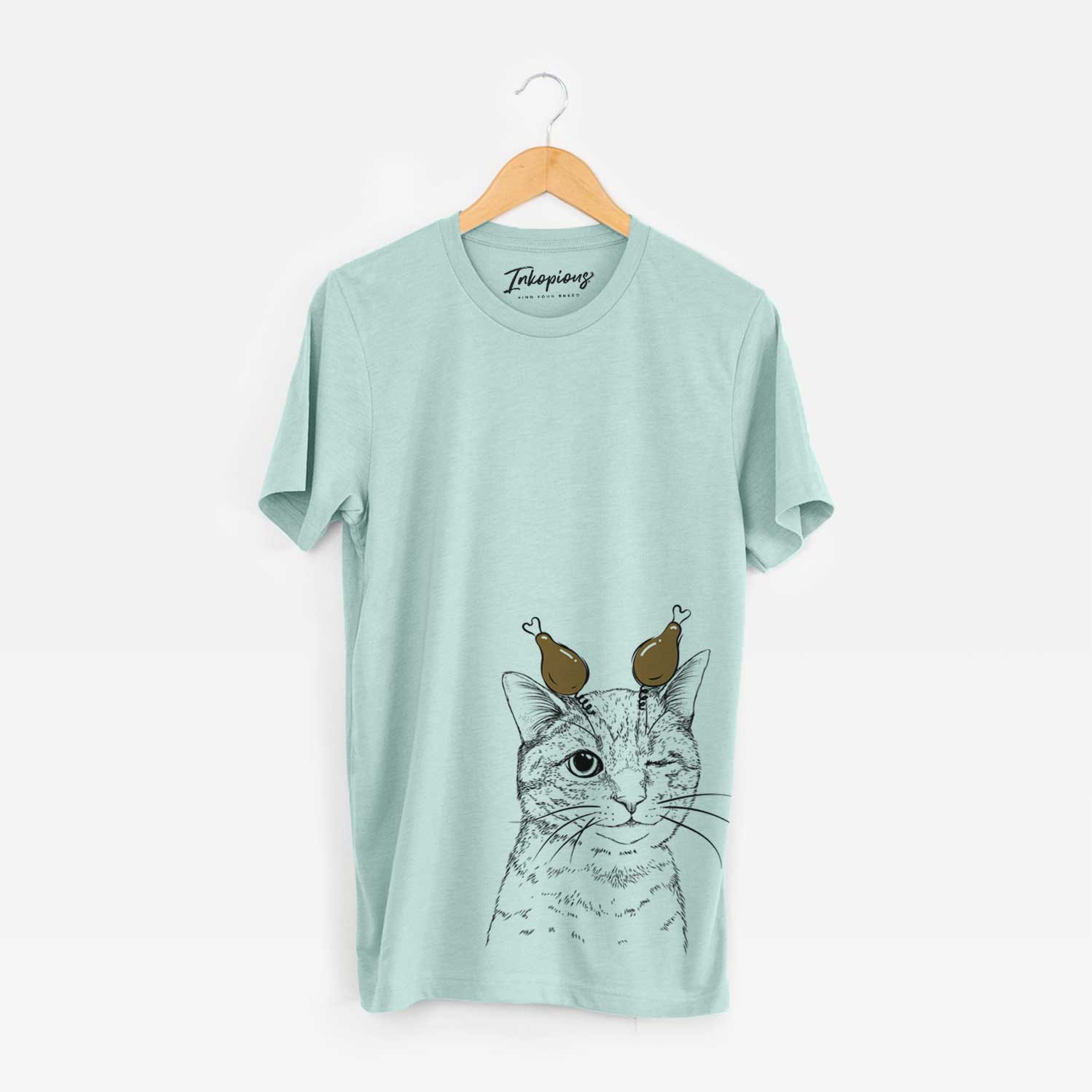 Thanksgiving Dexter the Domestic Shorthair - Unisex Crewneck
