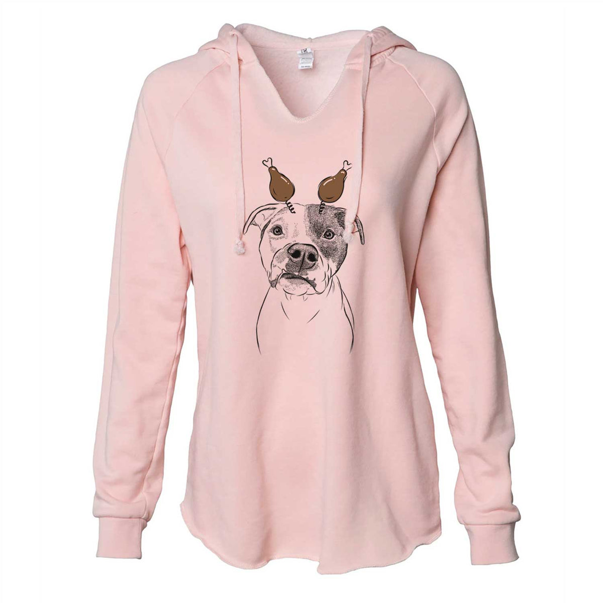 Thanksgiving Dexter the Pitbull - Cali Wave Hooded Sweatshirt