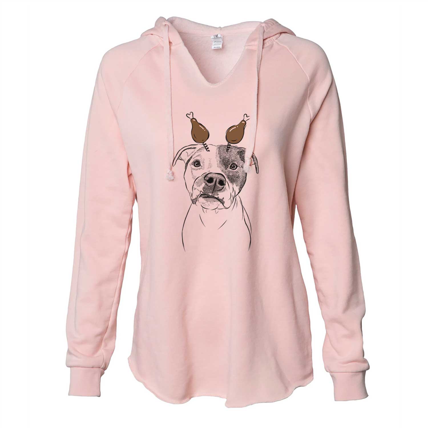 Thanksgiving Dexter the Pitbull - Cali Wave Hooded Sweatshirt