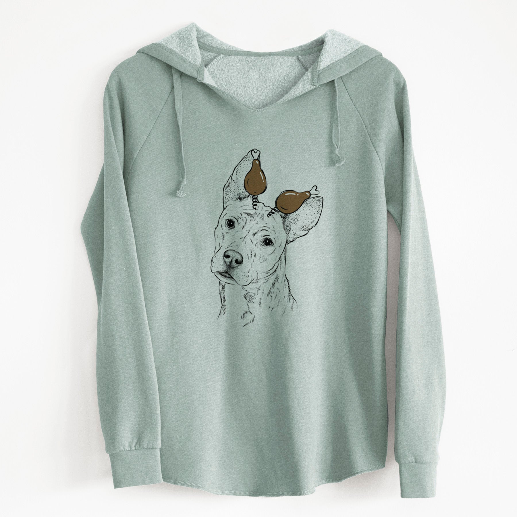 Thanksgiving Diesel the Mixed Breed - Cali Wave Hooded Sweatshirt