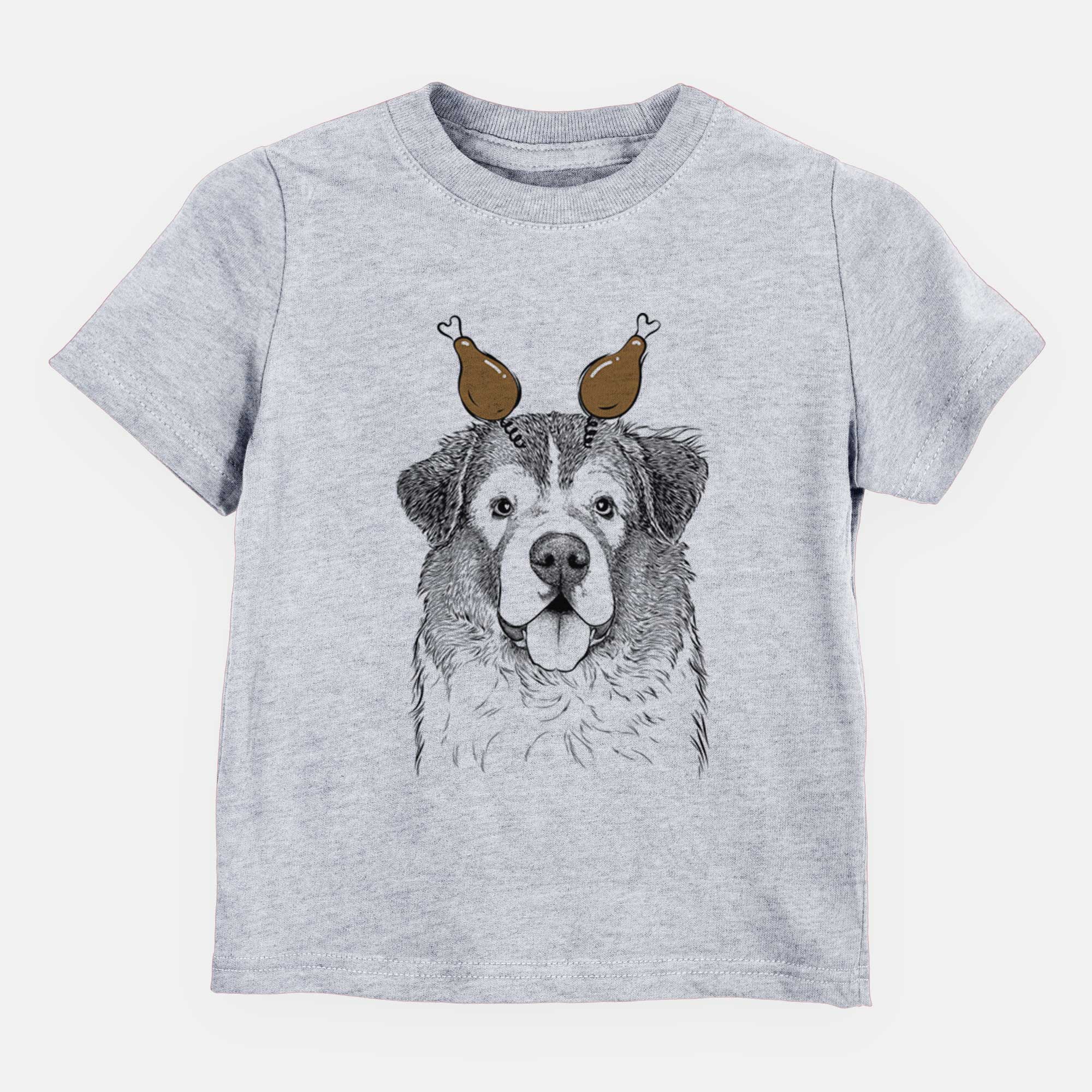 Thanksgiving Dilly the Saint Bernard - Kids/Youth/Toddler Shirt