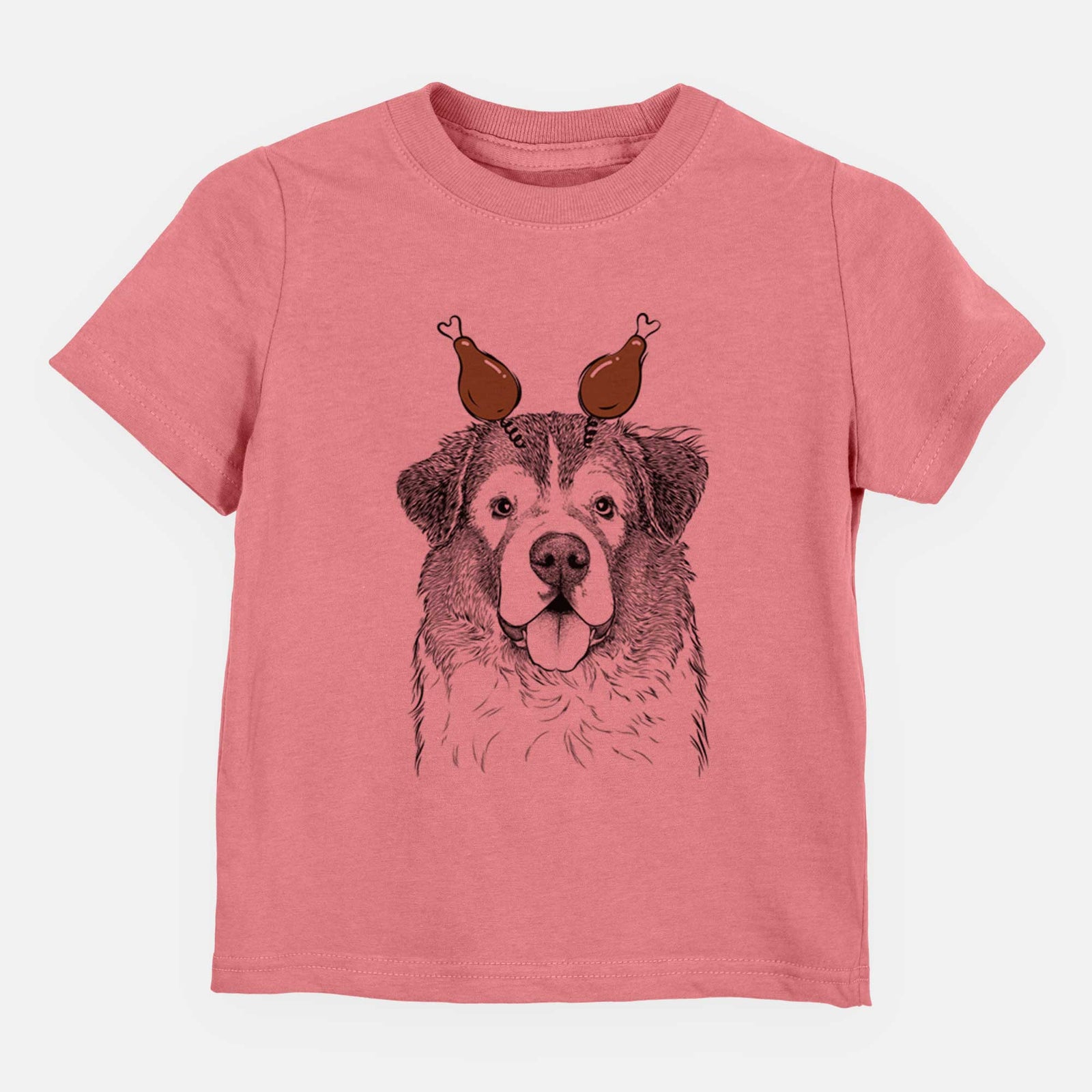 Thanksgiving Dilly the Saint Bernard - Kids/Youth/Toddler Shirt