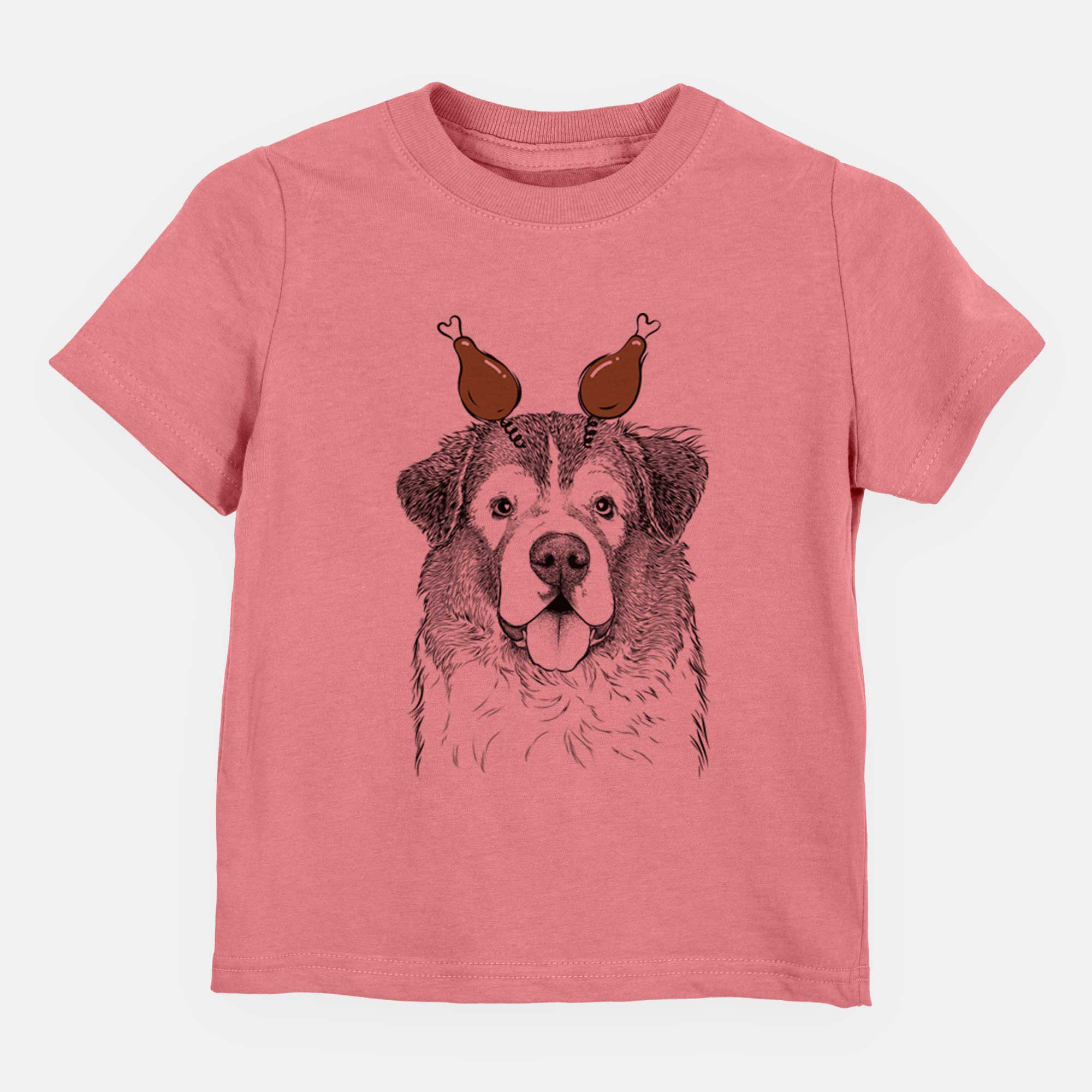 Thanksgiving Dilly the Saint Bernard - Kids/Youth/Toddler Shirt