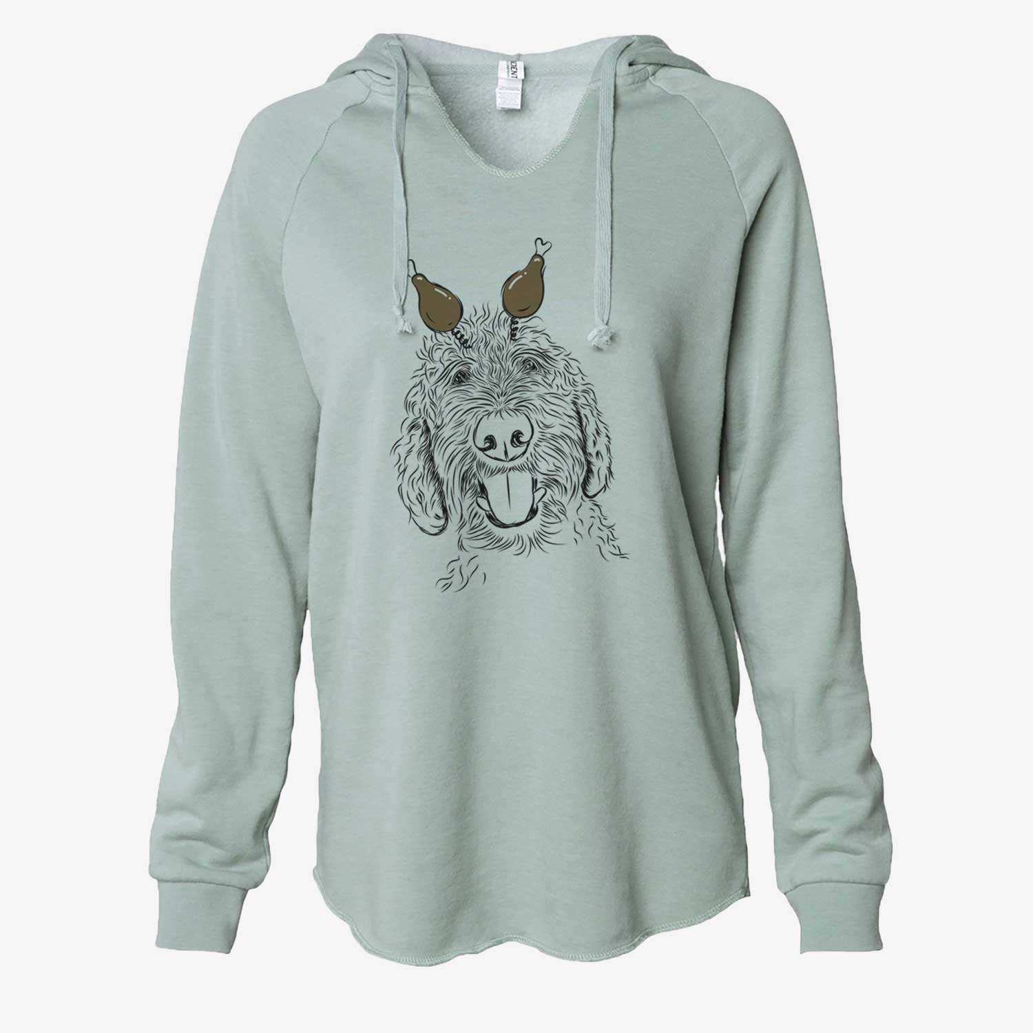 Thanksgiving Dixie the Doodle - Cali Wave Hooded Sweatshirt