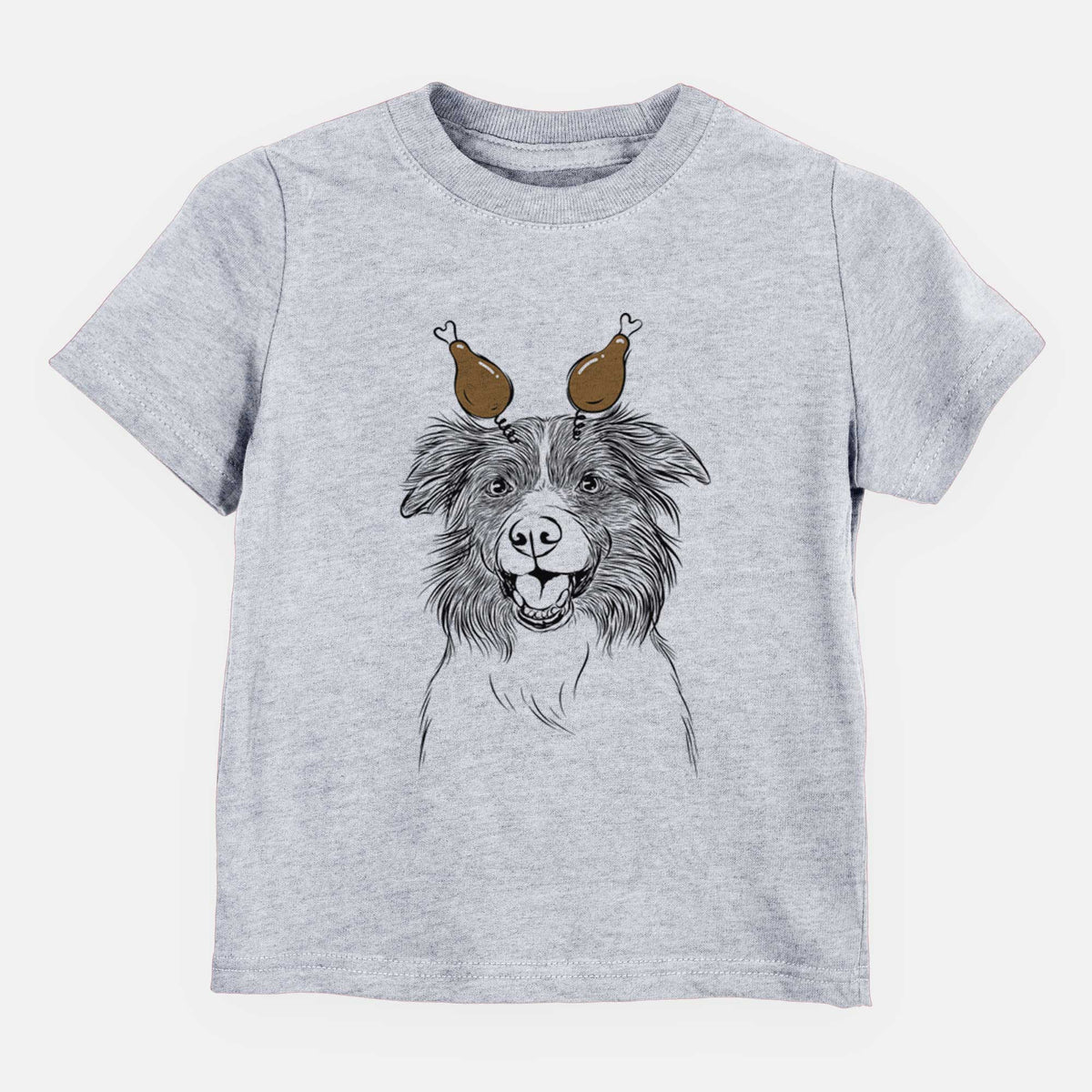 Thanksgiving Dizzy the Border Collie - Kids/Youth/Toddler Shirt