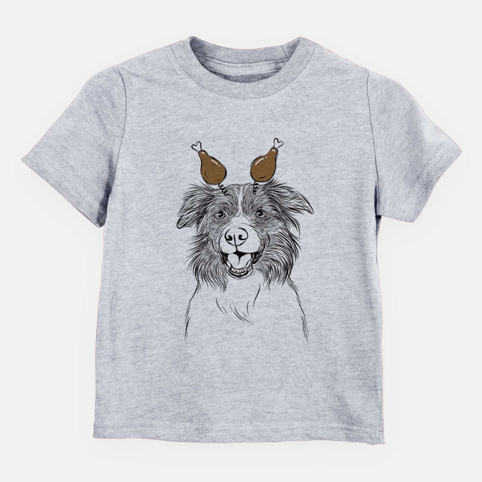 Thanksgiving Dizzy the Border Collie - Kids/Youth/Toddler Shirt