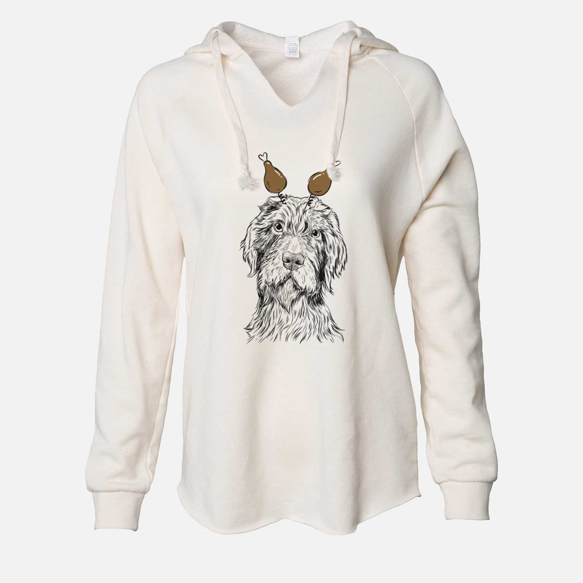 Thanksgiving Doc Holliday the Pudelpointer - Cali Wave Hooded Sweatshirt