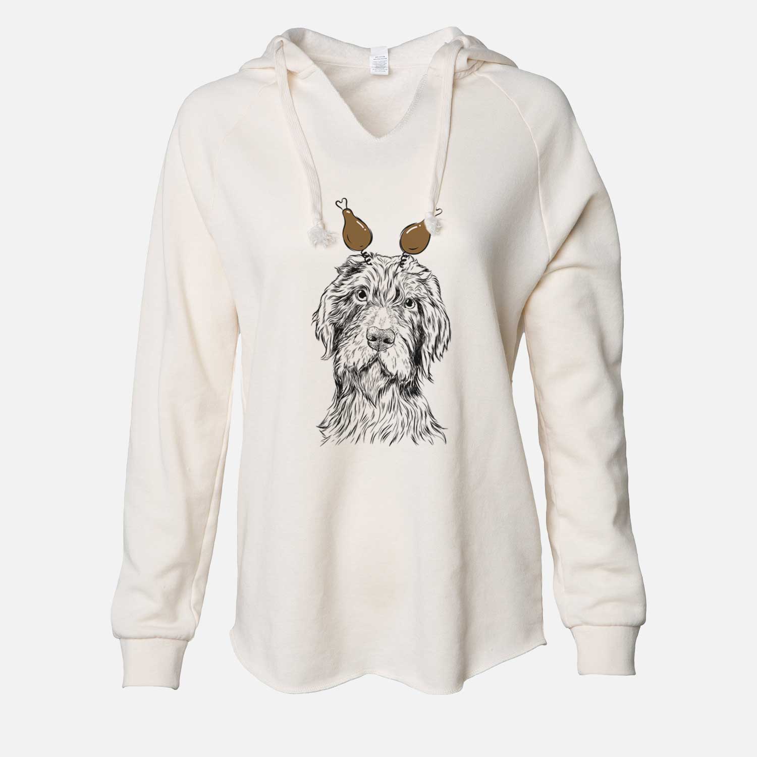 Thanksgiving Doc Holliday the Pudelpointer - Cali Wave Hooded Sweatshirt