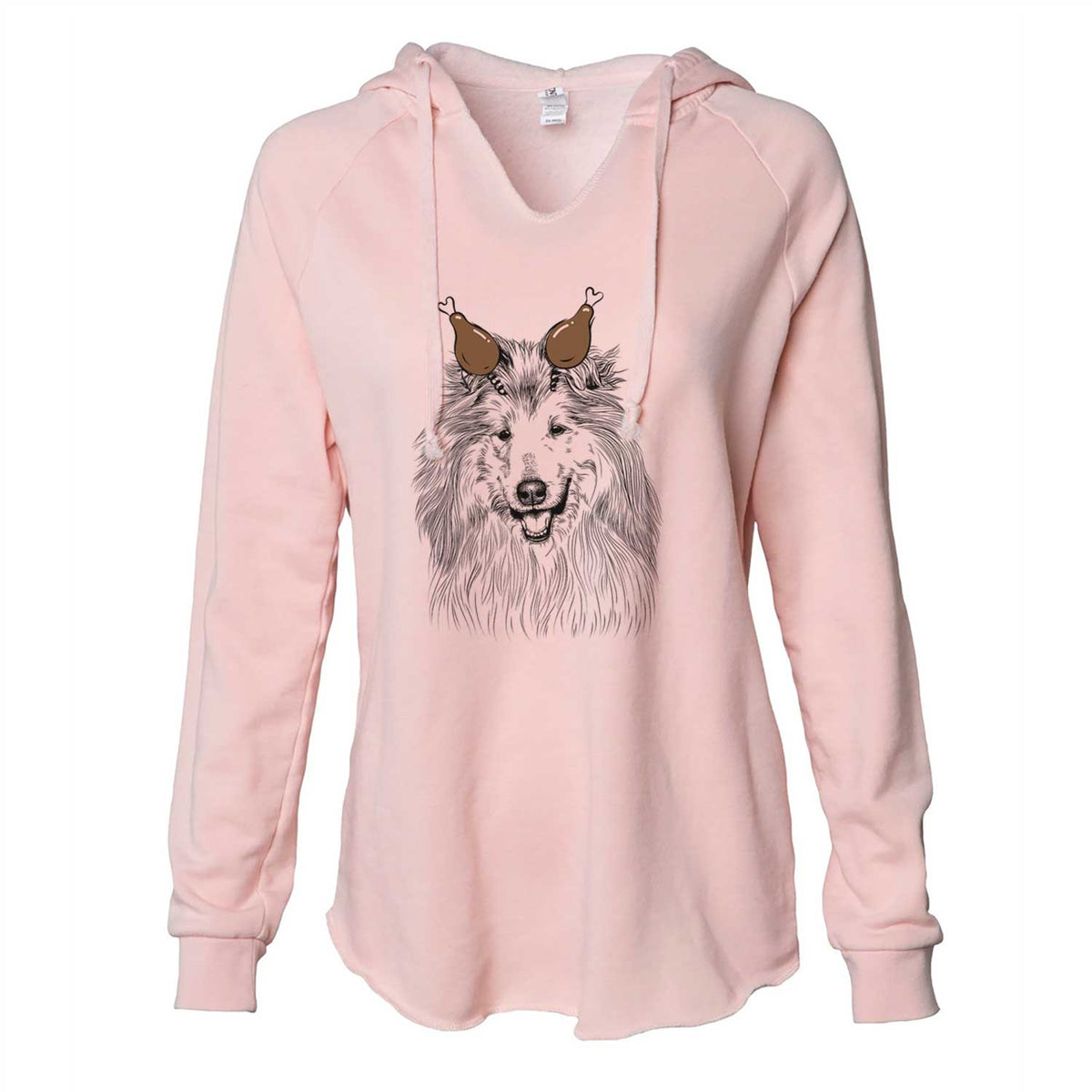 Thanksgiving Donnan the Rough Collie - Cali Wave Hooded Sweatshirt