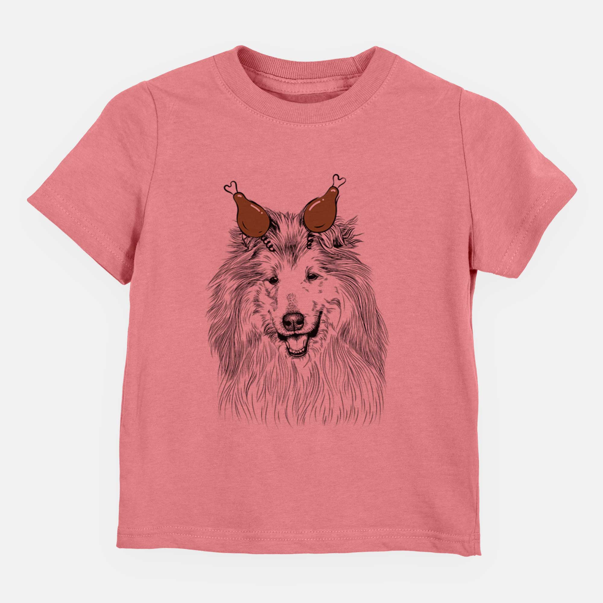 Thanksgiving Donnan the Rough Collie - Kids/Youth/Toddler Shirt