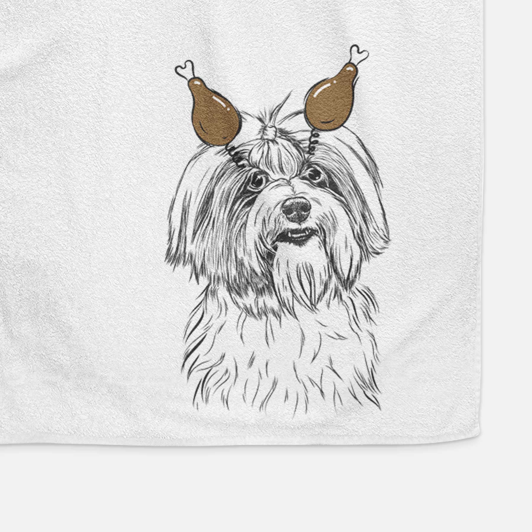 Dooley the Havanese Decorative Hand Towel