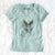 Thanksgiving Dora the Tabby Cat - Women's V-neck Shirt