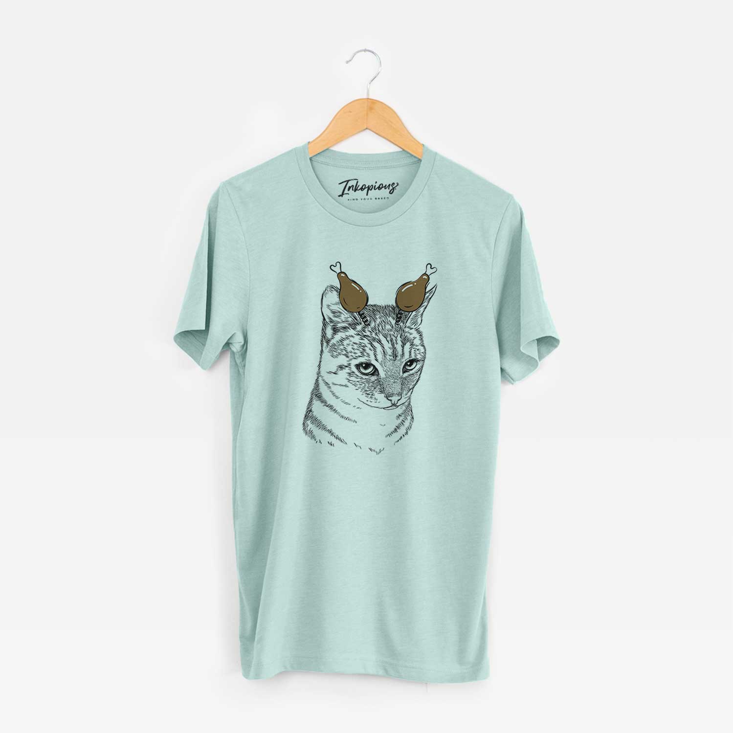 Thanksgiving Dora the Tabby Cat - Unisex Crewneck