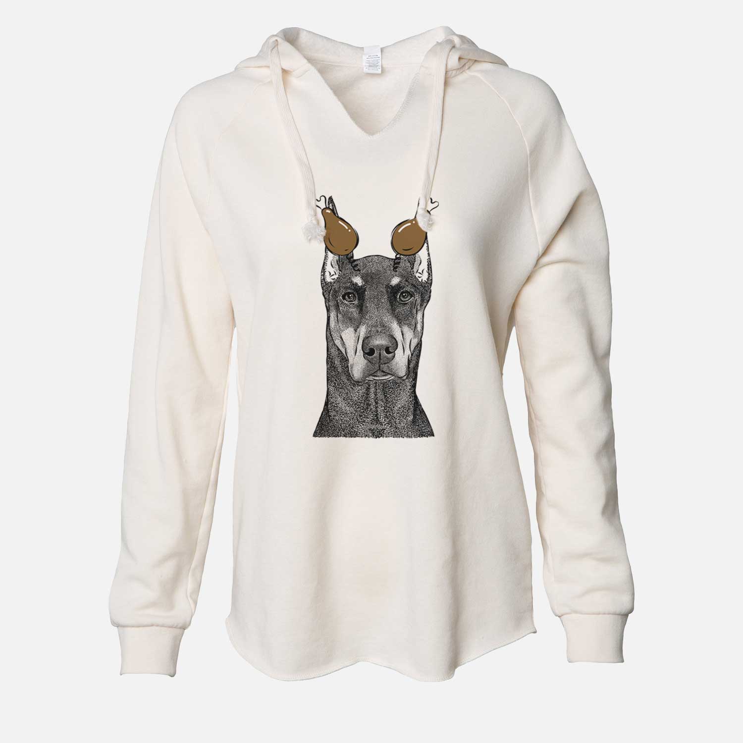 Thanksgiving Drake the Doberman Pinscher - Cali Wave Hooded Sweatshirt