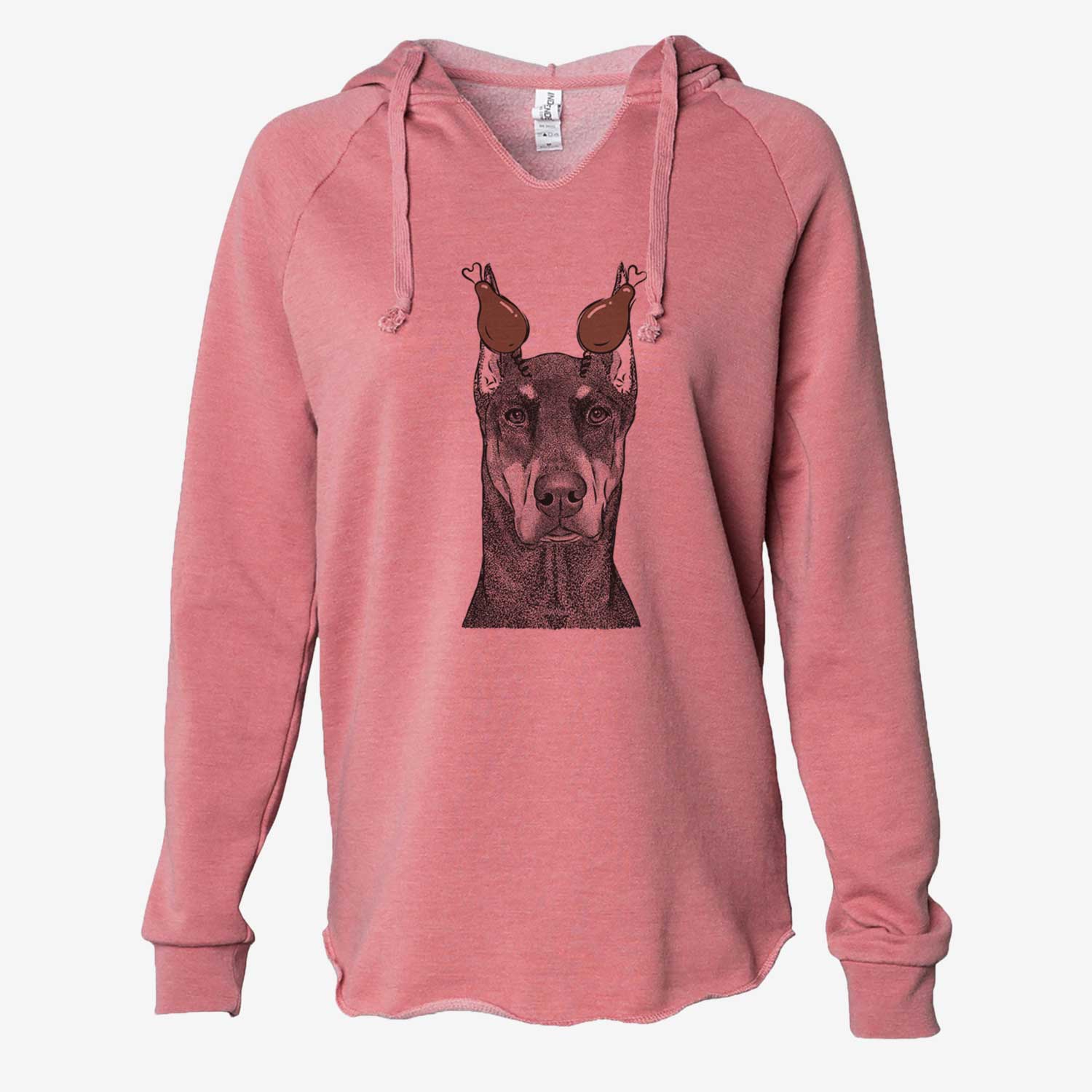Thanksgiving Drake the Doberman Pinscher - Cali Wave Hooded Sweatshirt