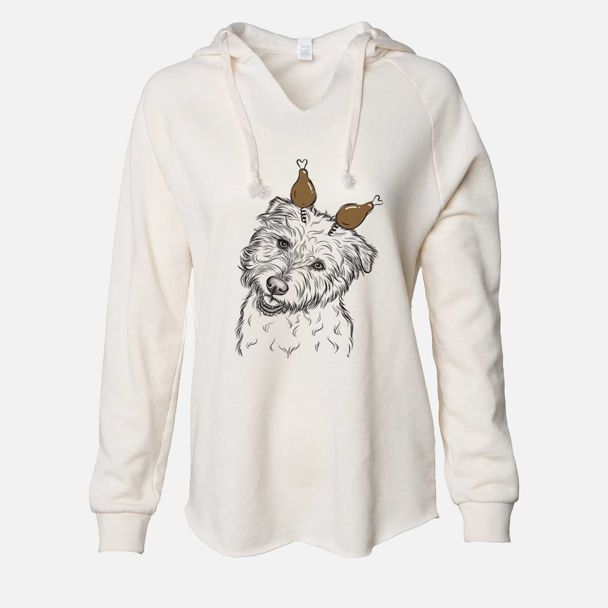 Thanksgiving Duffy the Glen of Imaal Terrier - Cali Wave Hooded Sweatshirt