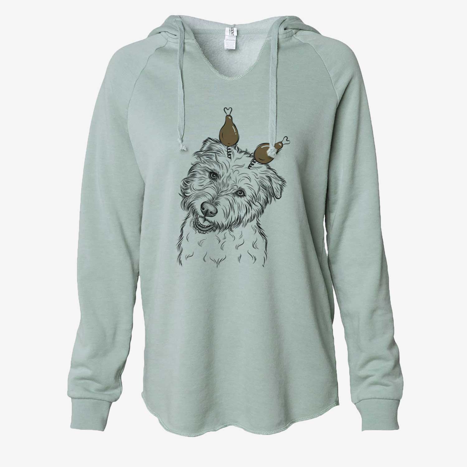 Thanksgiving Duffy the Glen of Imaal Terrier - Cali Wave Hooded Sweatshirt