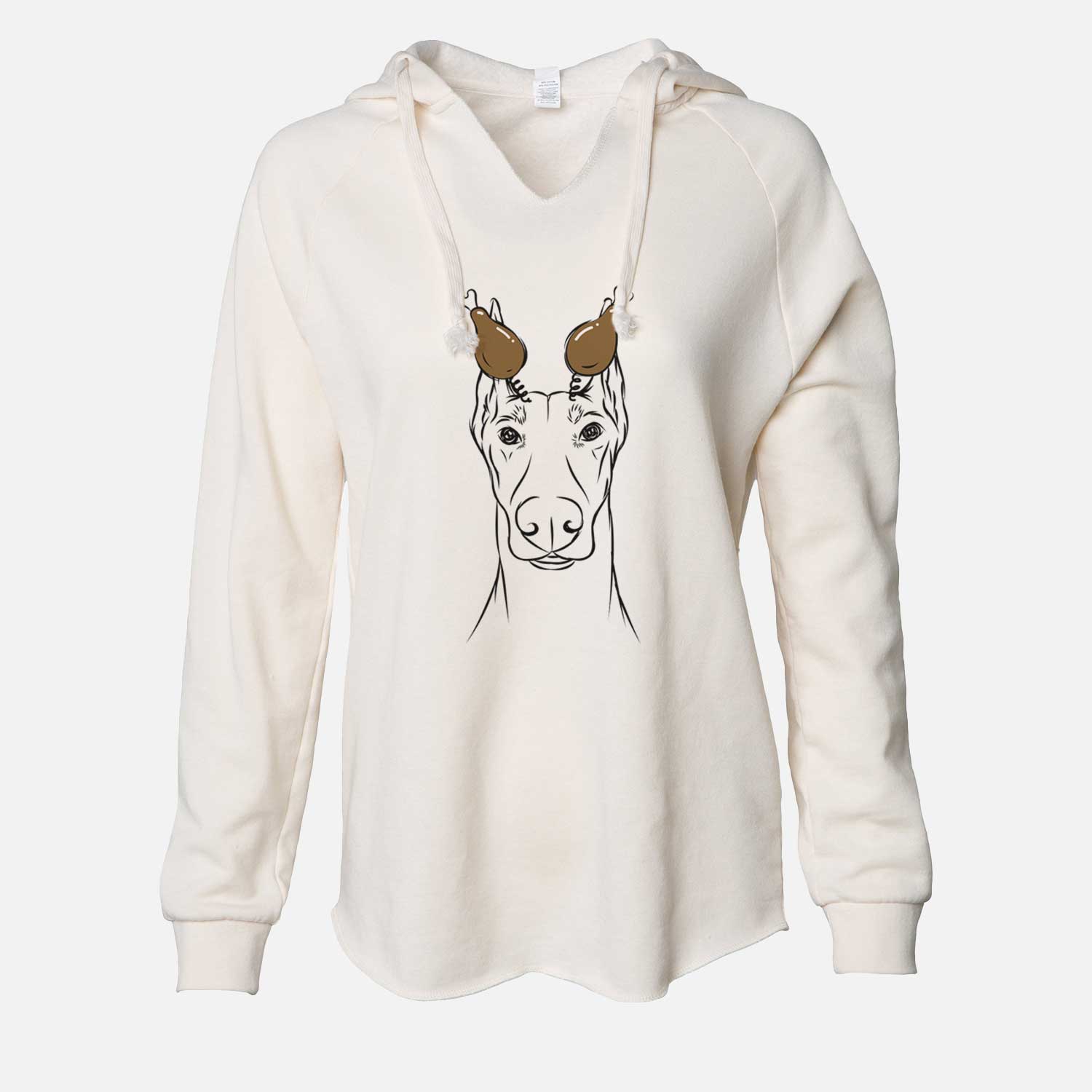 Thanksgiving Duke the Doberman Pinscher - Cali Wave Hooded Sweatshirt