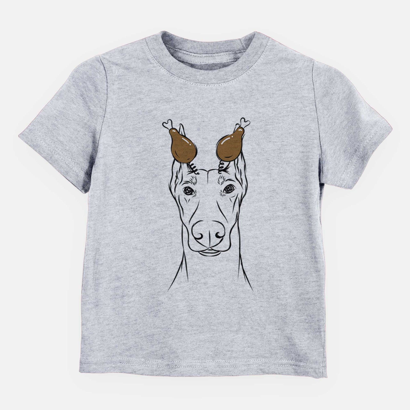 Thanksgiving Duke the Doberman Pinscher - Kids/Youth/Toddler Shirt