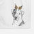 Duke the American Staffordshire Terrier Mix Decorative Hand Towel